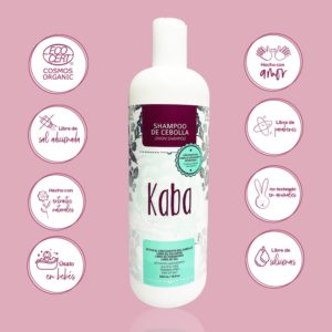 Shampoo de cebolla kaba